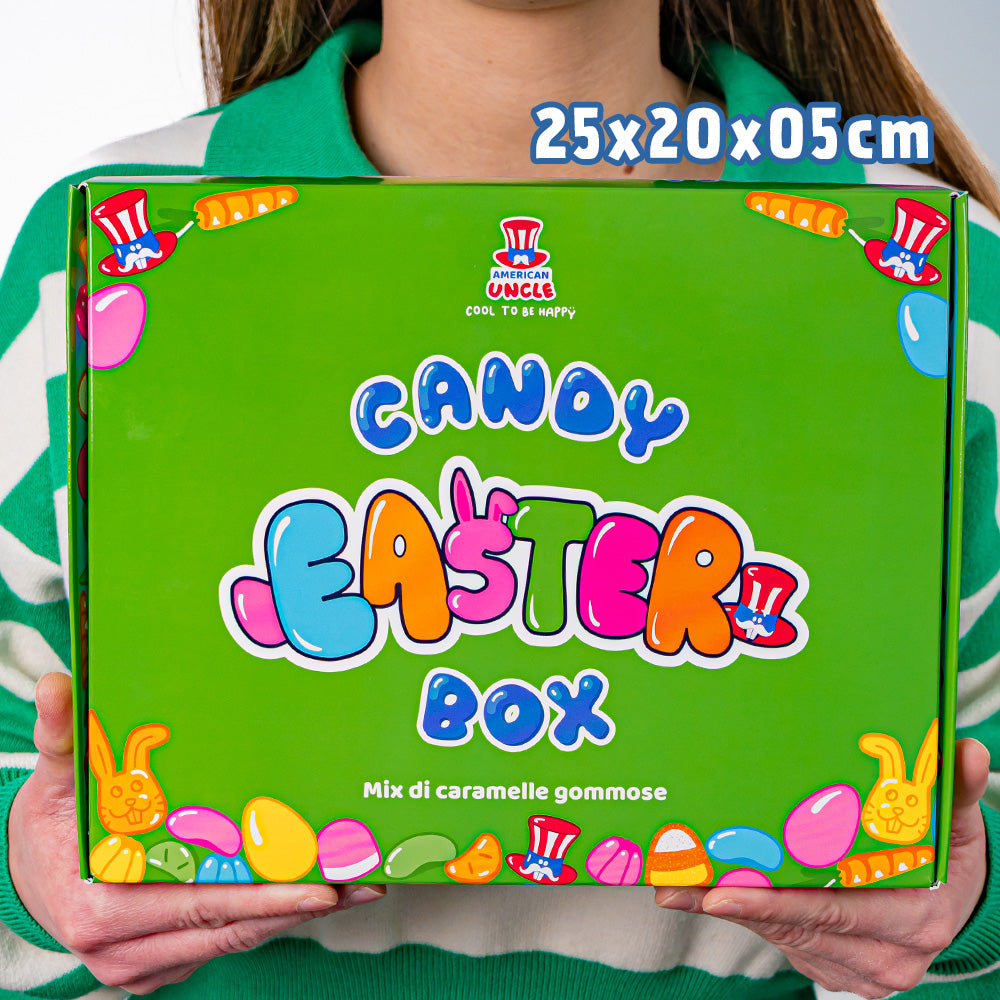 3 Wunnie box “Vrolijk Pasen”, 3 Candy box om samen te stellen met je favoriete gommetjes