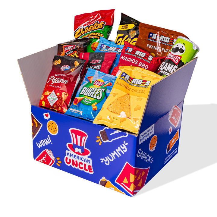 Snack box salade van minstens 18 internationale producten