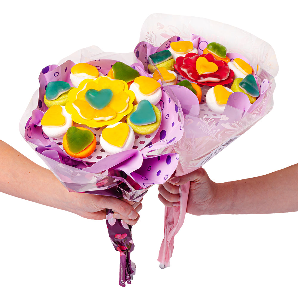Wunnie Gummy Bouquet, boeket van gummy snoepjes en marshmallow gemengd 162g
