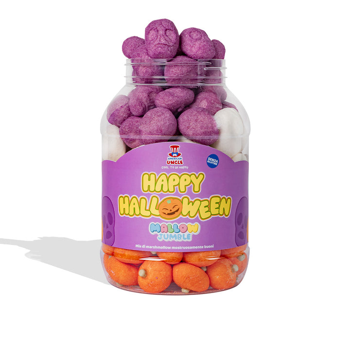 Mallow Jumble "Happy Halloween", pot met marshmallows om samen te stellen met je favoriete smaken