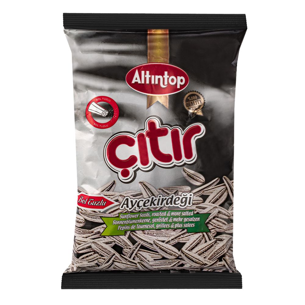 Confezione da 180g di semi di girasole salati Altintop Citir