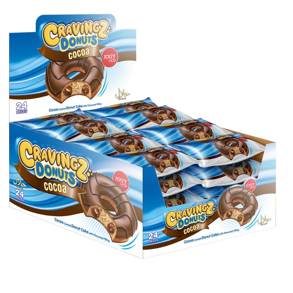 Confezione da 24 di ciambella al cioccolato Jouy&Co