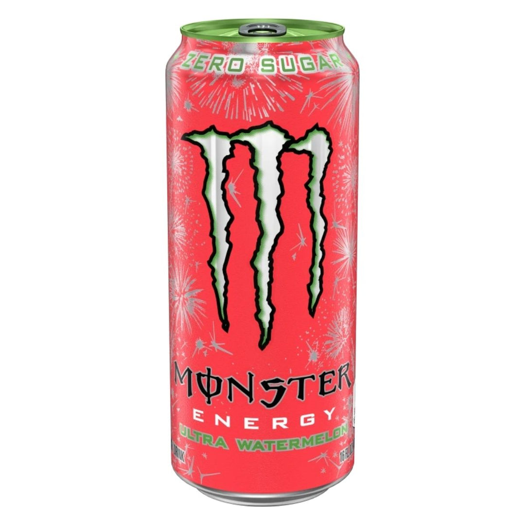 Monster Watermelon, energy drink watermeloen van 500ml | BESCHADIGD
