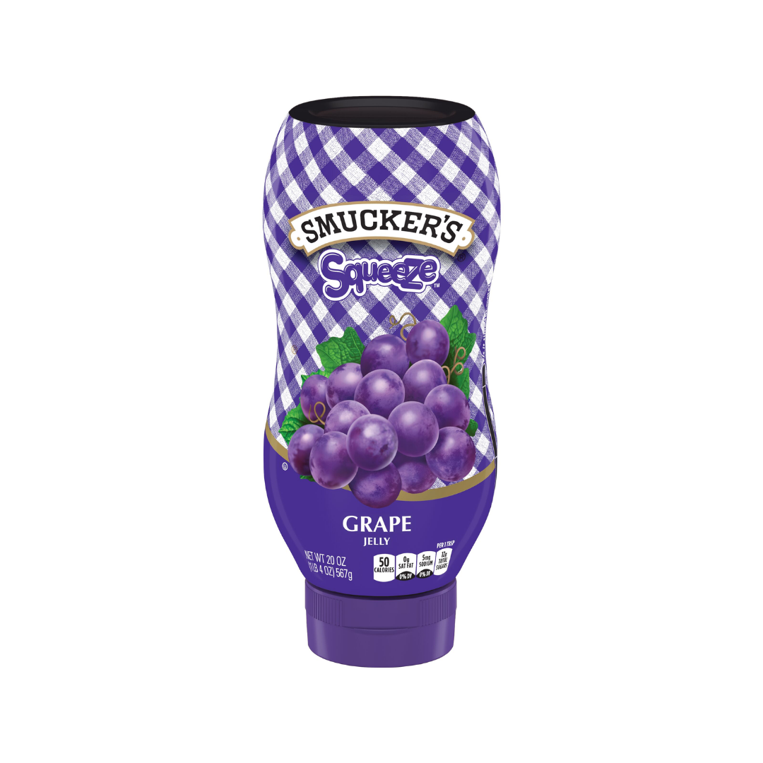 Smucker's Squeeze Grape, druiventopping van 567g