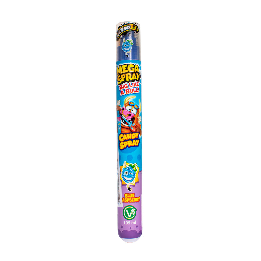 Johny Bee Mega Spray Big Like a Bull! Blue Raspberry