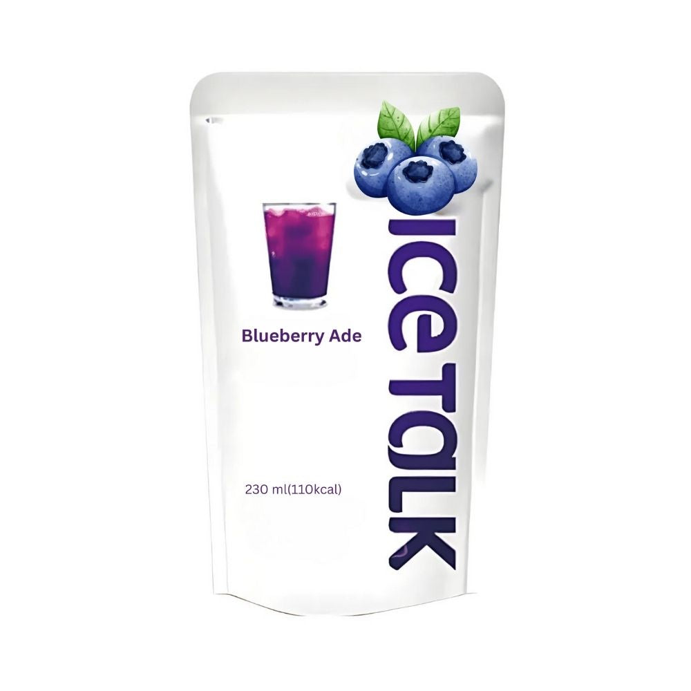 Ice Talk Blueberry Ade, drank met bosbessensmaak van 230 ml 