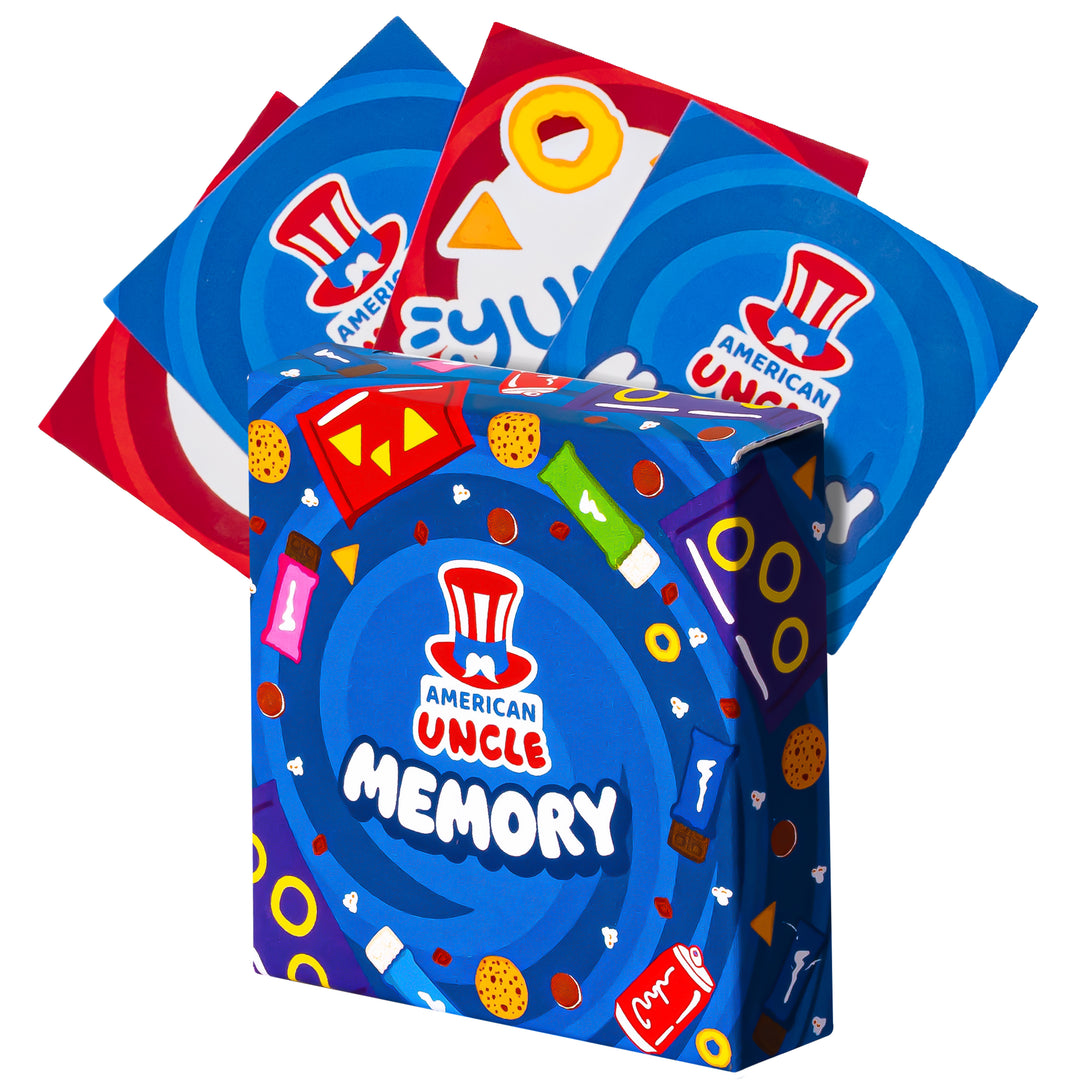 American Uncle Memory Game, spel met 30 memorykaarten 