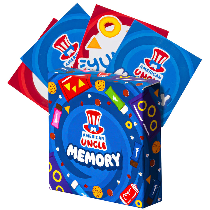 American Uncle Memory Game, spel met 30 memorykaarten 