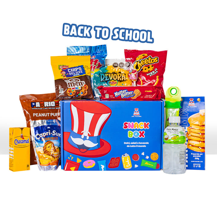 Terug naar school Box, doos van 12 snack voor de terugkeer naar school 