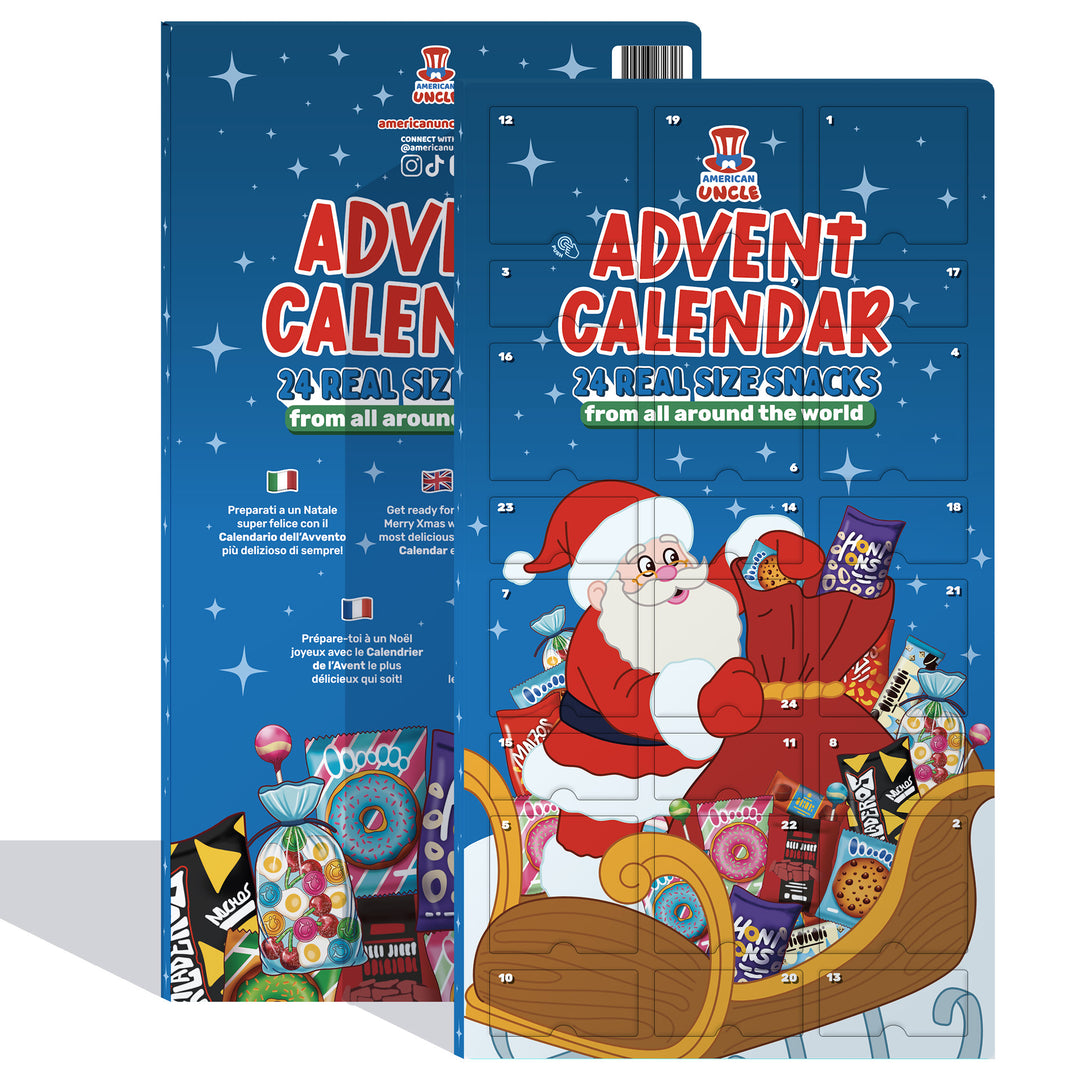 [GLUTENVRIJ] XXL Adventskalender, doos met 24 verrassingssnacks zonder gluten, zoet en hartig op ware grootte 