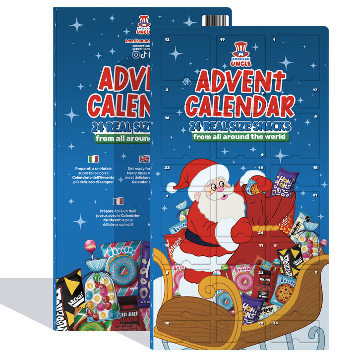 [GLUTENVRIJ] XXL Adventskalender, doos met 24 verrassingssnacks zonder gluten, zoet en hartig op ware grootte 