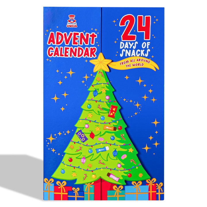 [GLUTEN FREE] Speciale Adventskalender 2024, doos met +24 zoete en hartige verrassingssnacks zonder gluten 