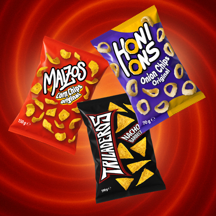 Honions & Friends Big , 1 Honions 70 g + 1 Maizos van 150 g + 1 Triladeros van 190 g 