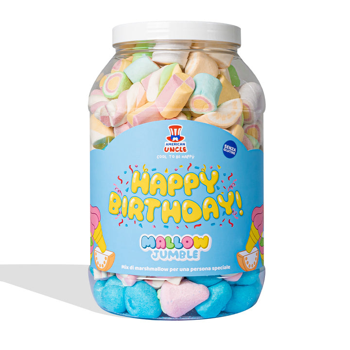 Mallow Jumble, pot met marshmallows om samen te stellen met je favoriete smaken 