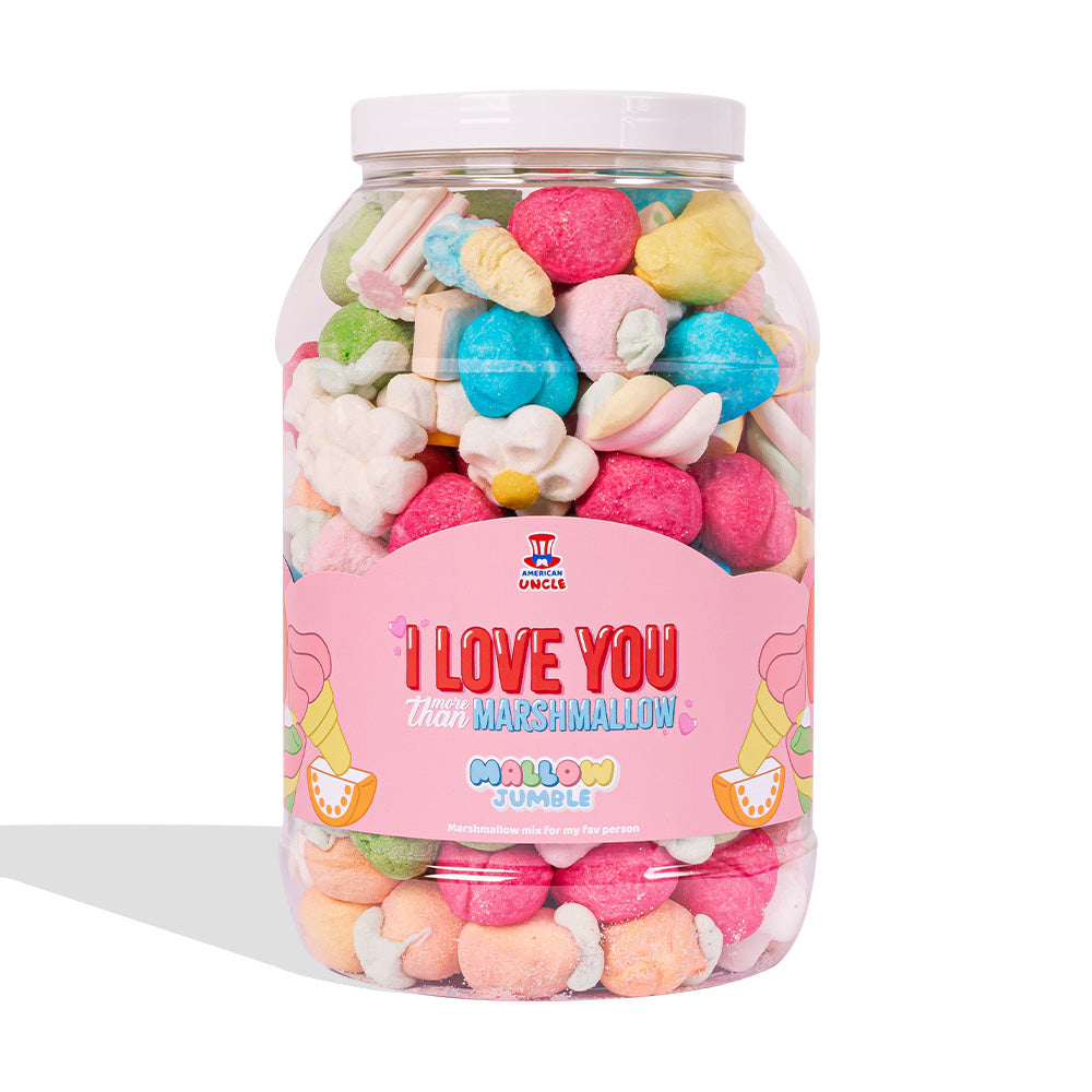 Mallow Jumble, pot met marshmallows om samen te stellen met je favoriete smaken 