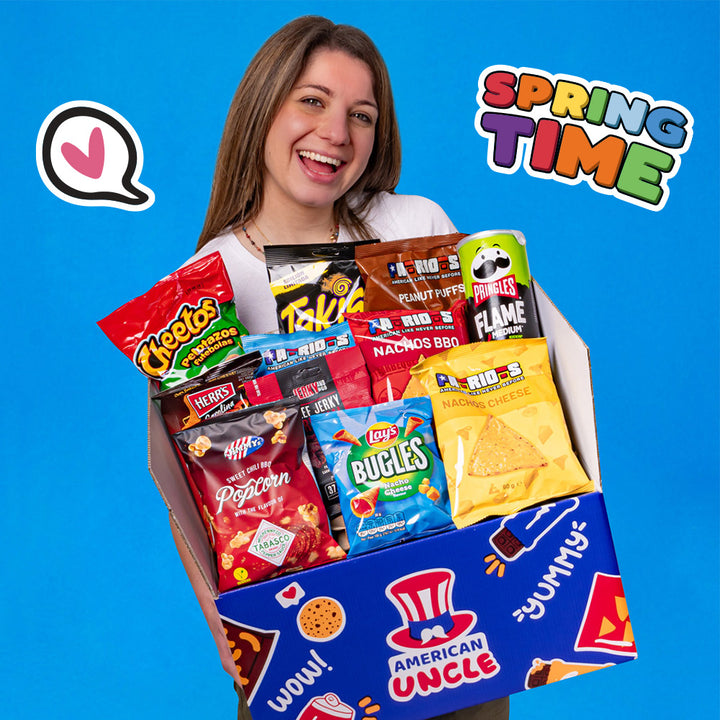 Snack box salade van minstens 18 internationale producten 