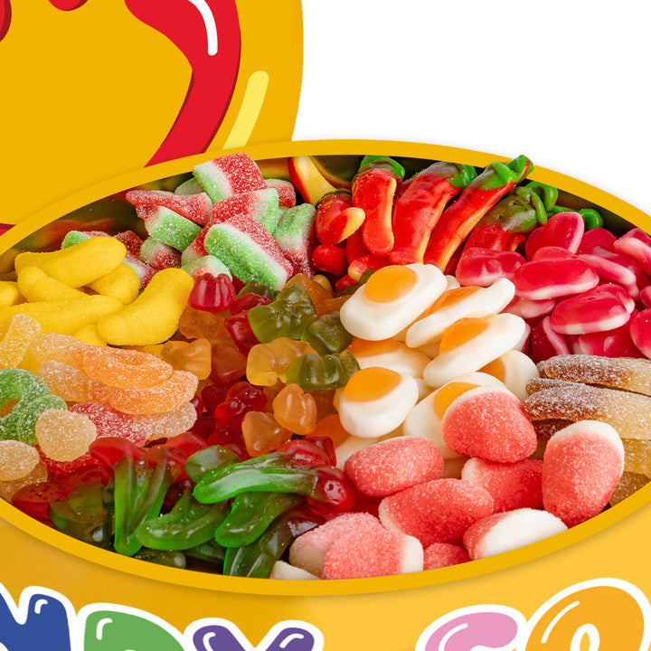 Wunnie Bucket, blik met snoepjes om samen te stellen met je favoriete smaken - 3 kg 