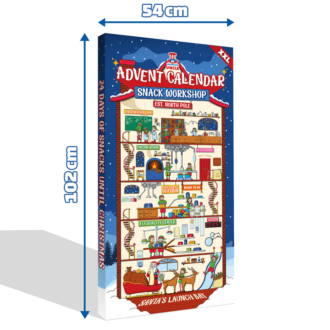 [Glutenvrij] Snack Workshop XXL, adventkalender xxl van meer dan 24 snack lief en hartig Glutenvrije Van over de hele wereld.