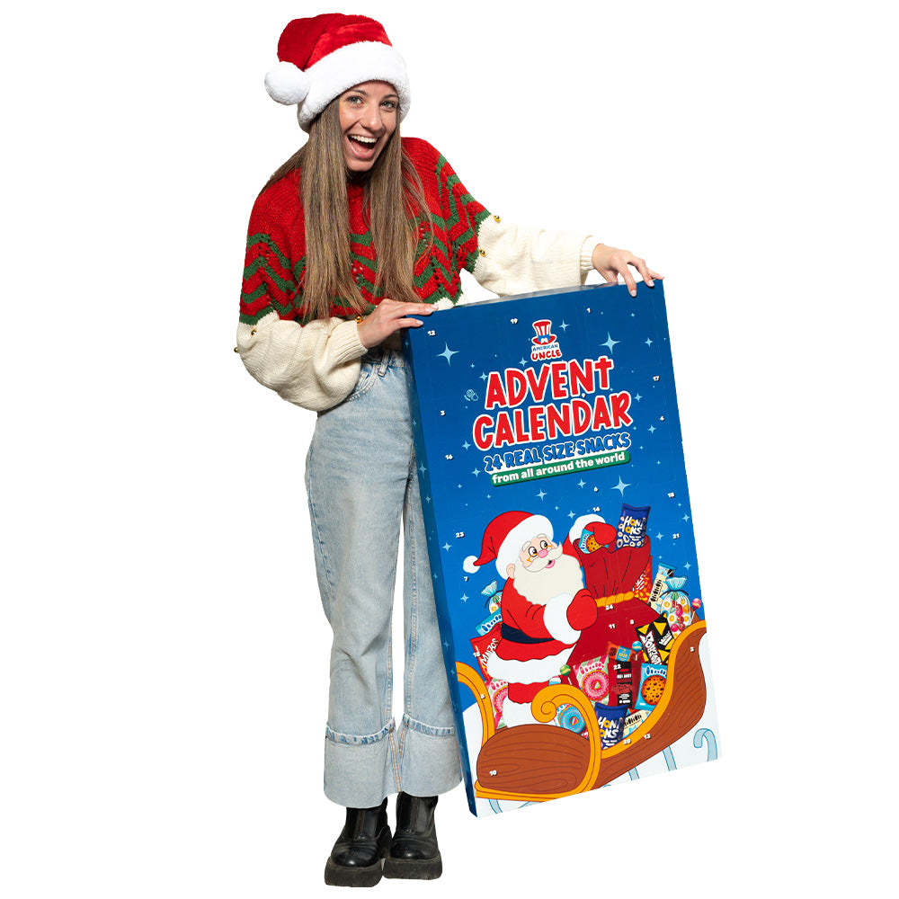 [GLUTENVRIJ] XXL Adventskalender, doos met 24 verrassingssnacks zonder gluten, zoet en hartig op ware grootte 