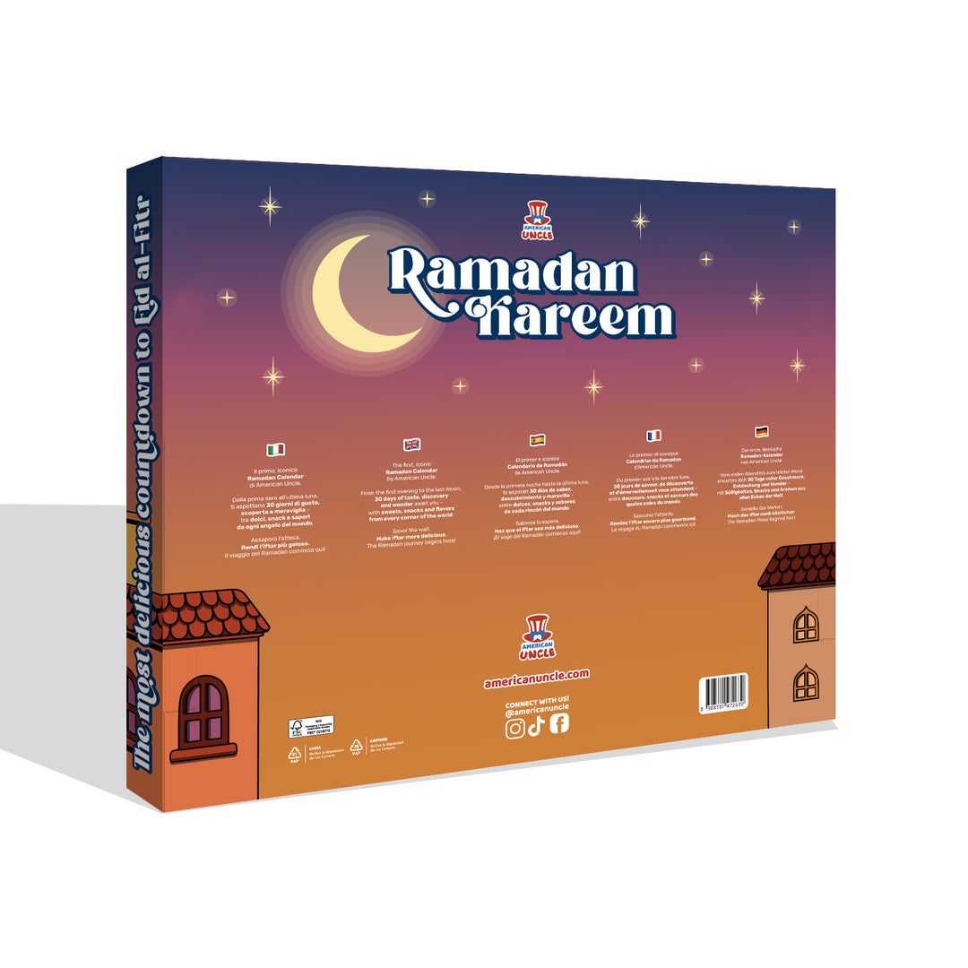 Ramadan kalender achterzijde