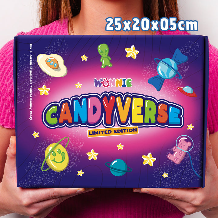 CandyVerse Limited Edition door Wunnie, doos met gomballen om samen te stellen met je favorieten 