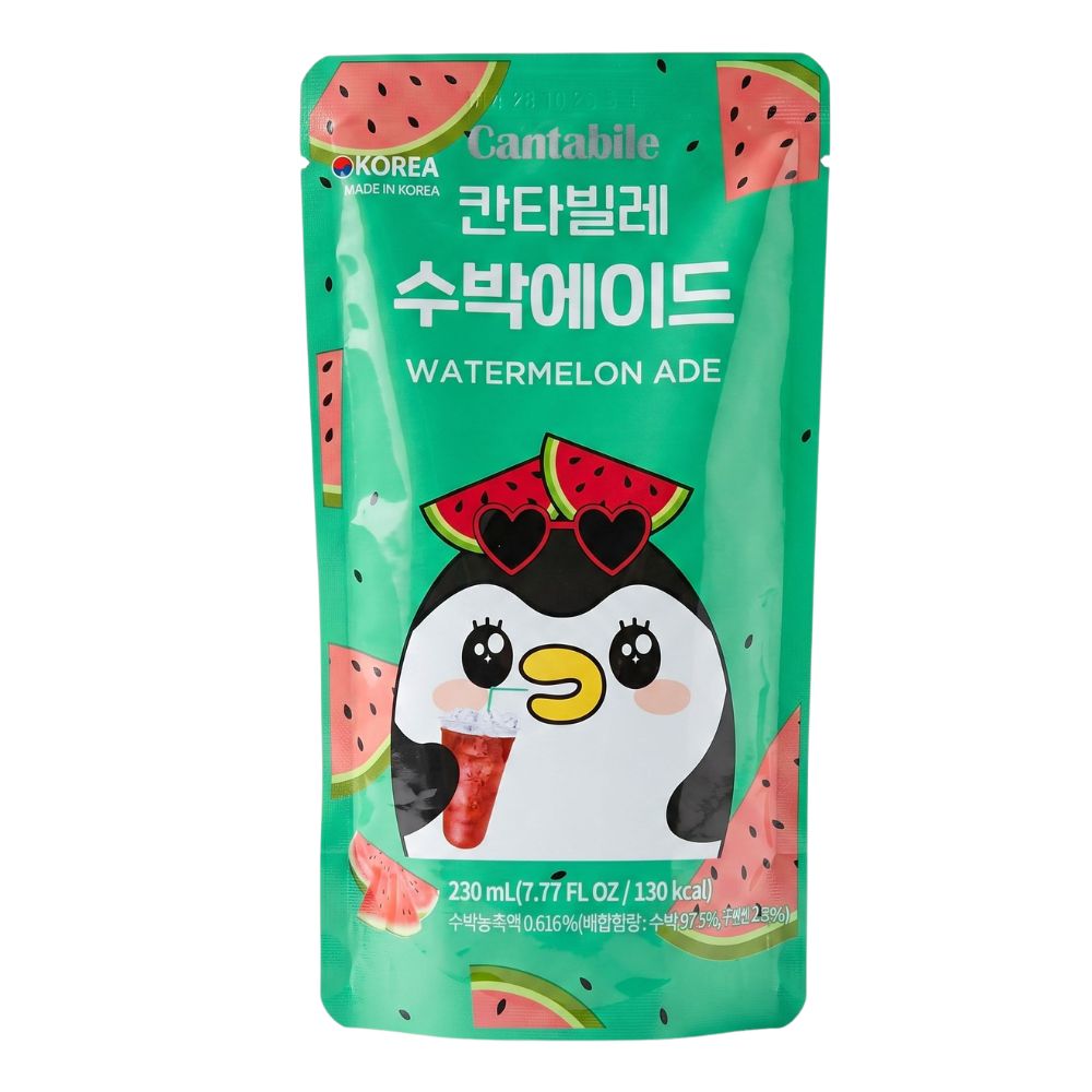 Cantabile Watermelon Ade, drank met watermeloensmaak van 230 ml 