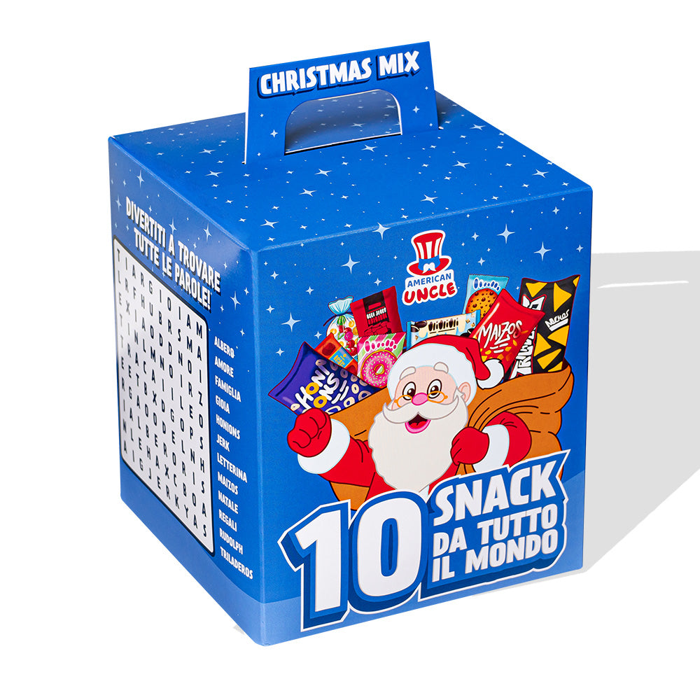6x Kerstmis Mix, verpakking van 10 snack internationale zoete en hartige verrassingen 
