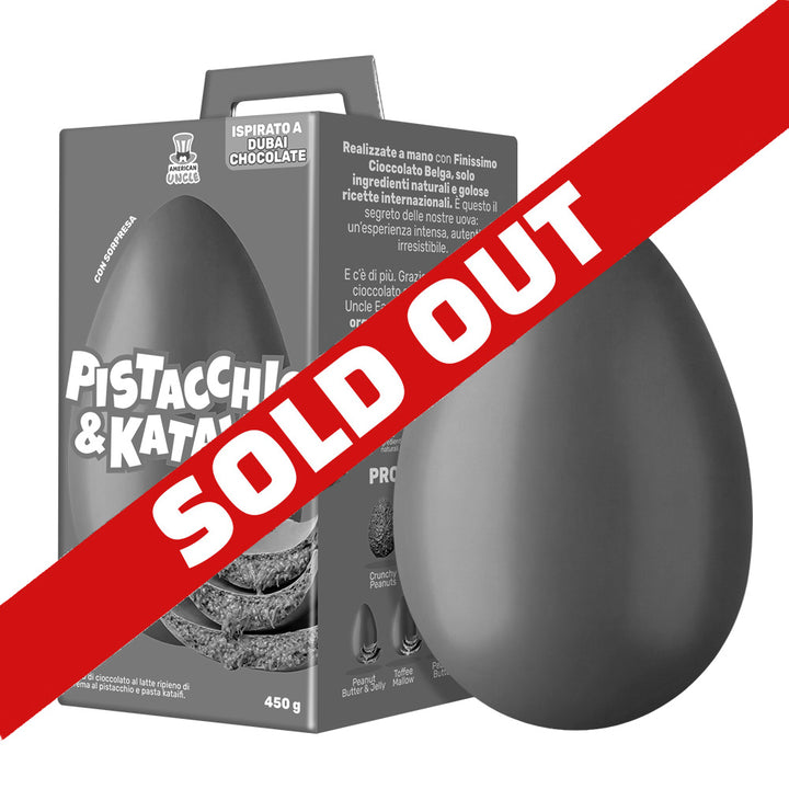 AU Pistache & Kataifi Paasei, melkchocolade Paasei gevuld met pistachecrème en Kataifi van 450 g 