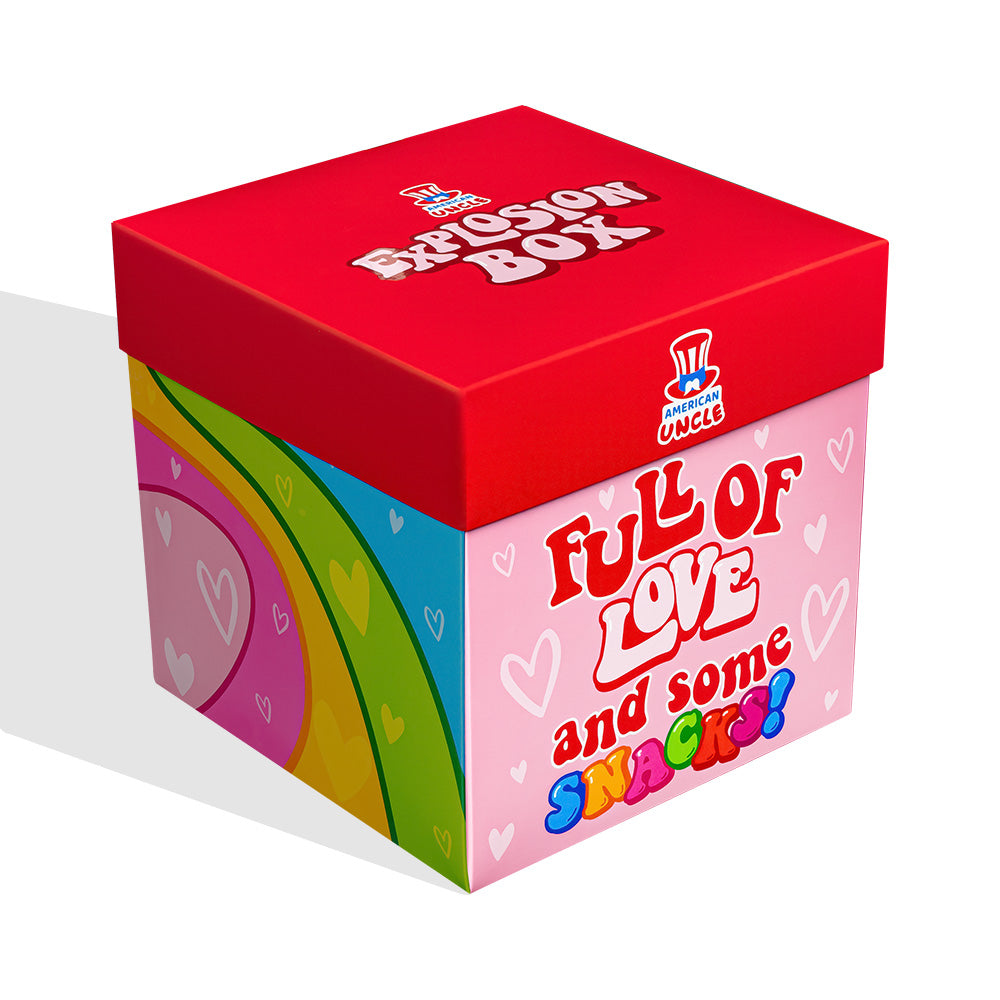 Explosion Box "Full of Love and some Snacks"