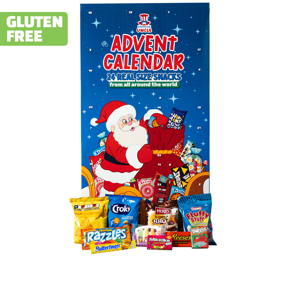 [GLUTENVRIJ] XXL Adventskalender, doos met 24 verrassingssnacks zonder gluten, zoet en hartig op ware grootte 