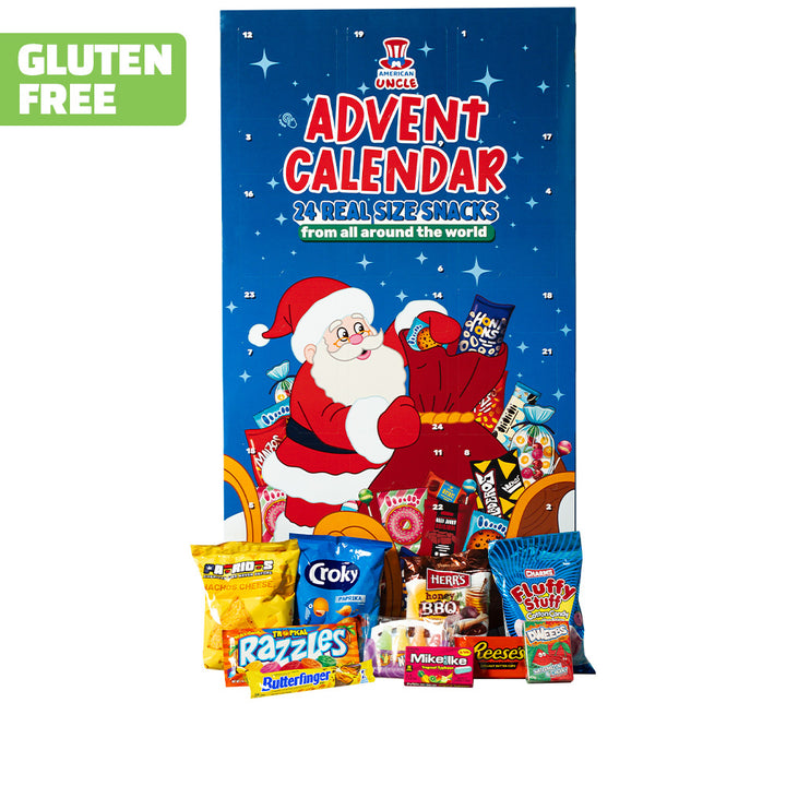 [GLUTENVRIJ] XXL Adventskalender, doos met 24 verrassingssnacks zonder gluten, zoet en hartig op ware grootte 