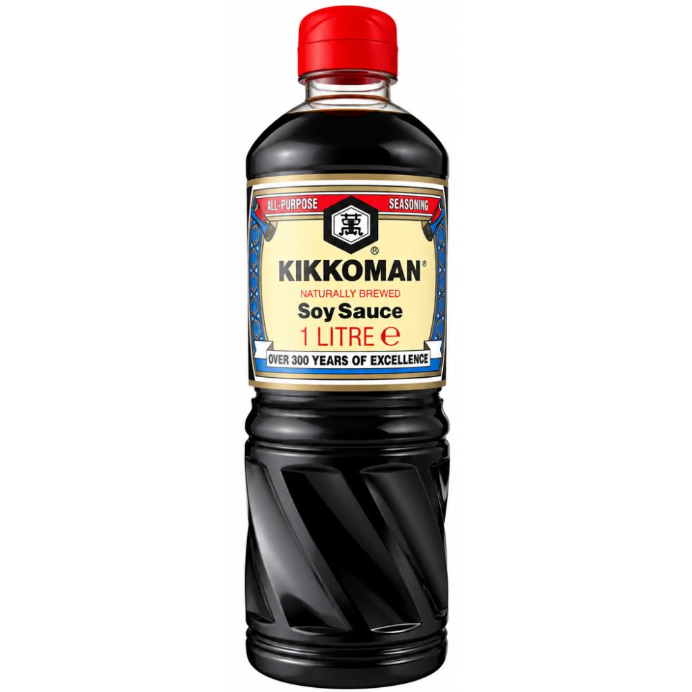 Kikkoman Soy Sauce, sojasaus van 1L 