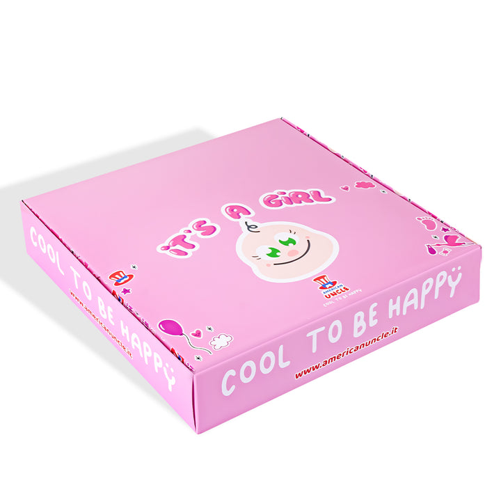 Candy Cube Kit “It’s a girl”, doosjes van 50g gummisnoepjes ideaal voor de babyshower of geboorte (25, 50 of 75 stuks) 