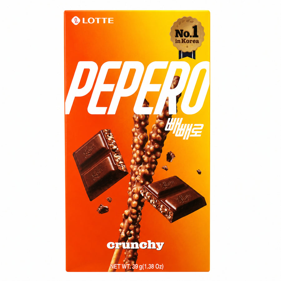 Lotte Pepero Crunky Sticks - biscotti con cioccolato 39g