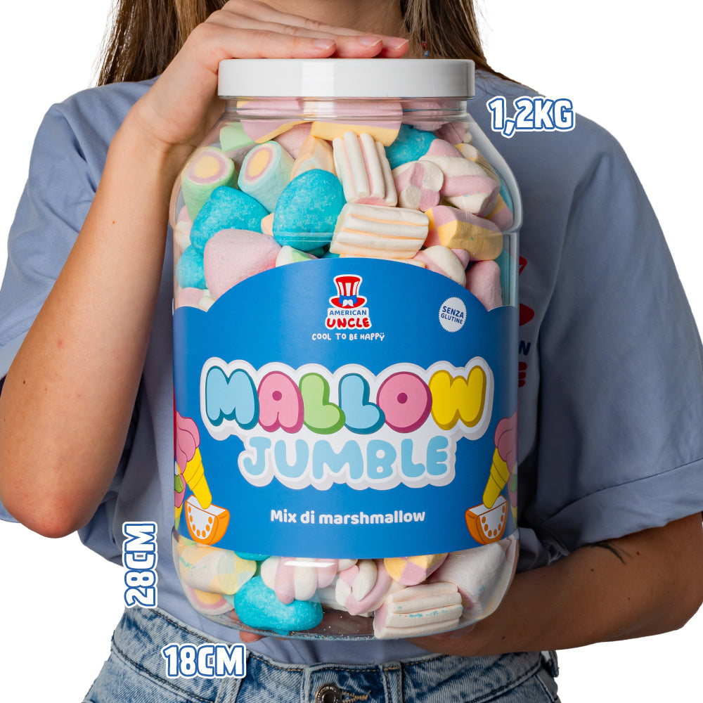 Mallow Jumble, pot met marshmallows om samen te stellen met je favoriete smaken 