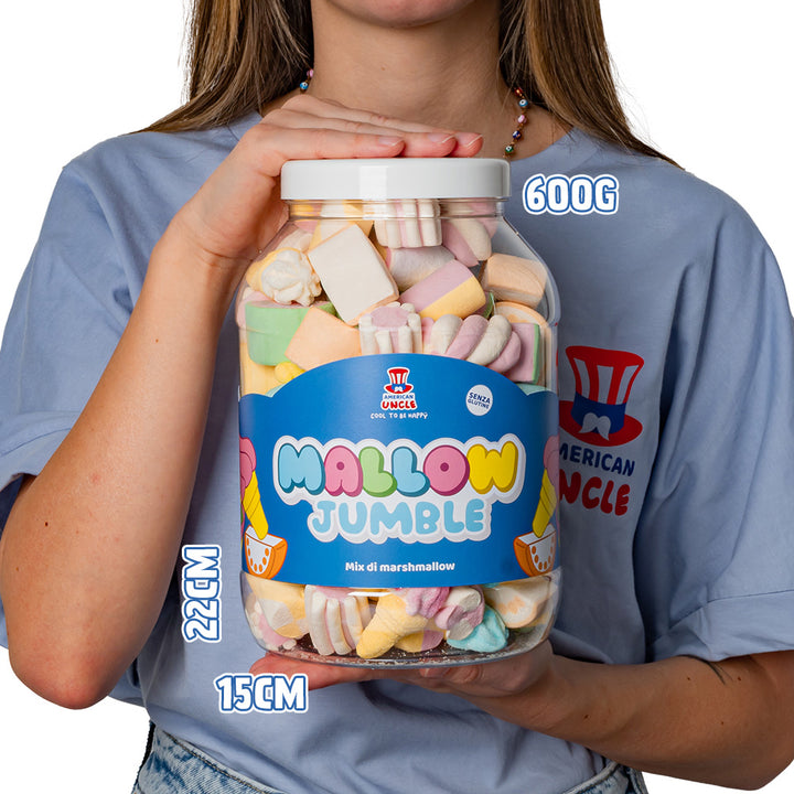 Mallow Jumble, pot met marshmallows om samen te stellen met je favoriete smaken 