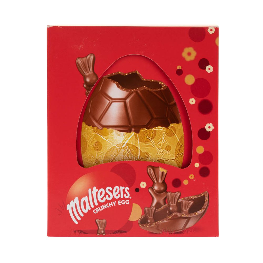 Maltesers Crunchy Giant Egg, uovo di cioccolato al latte con pezzi croccanti da 496g