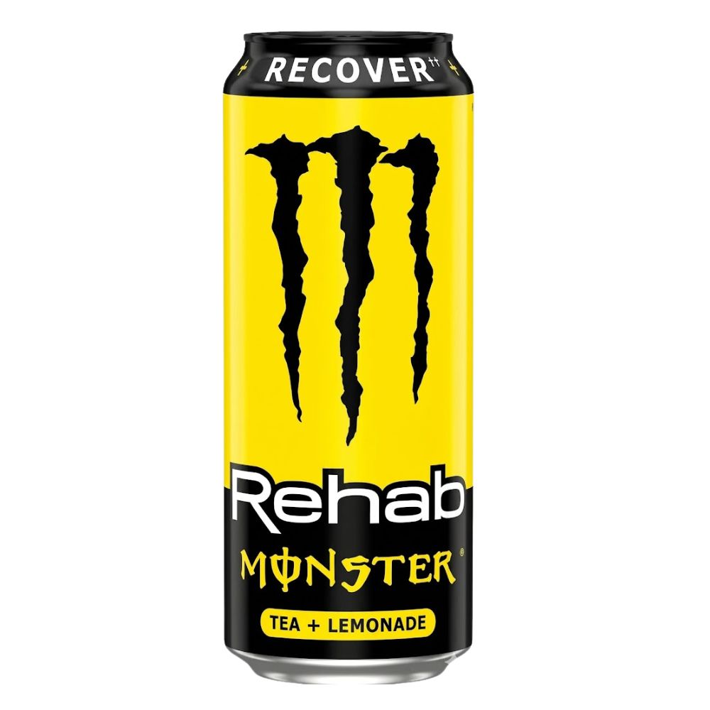 Monster Rehab Lemonade, energiedrank op basis van thee-extract en citroen, 500 ml 