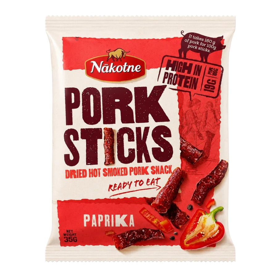 Snack di maiale essiccato al gusto paprika