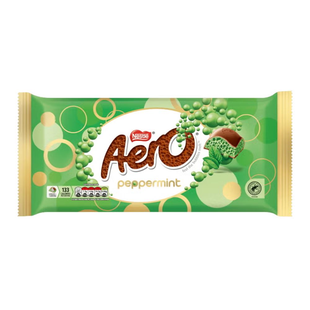 Nestlé Aero Peppermint, chocolade met pepermunt smaak van 295g 