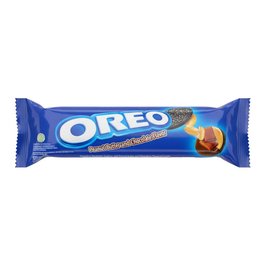 Confezione di biscotti Oreo Peanut Butter and Chocolate da 110,4g