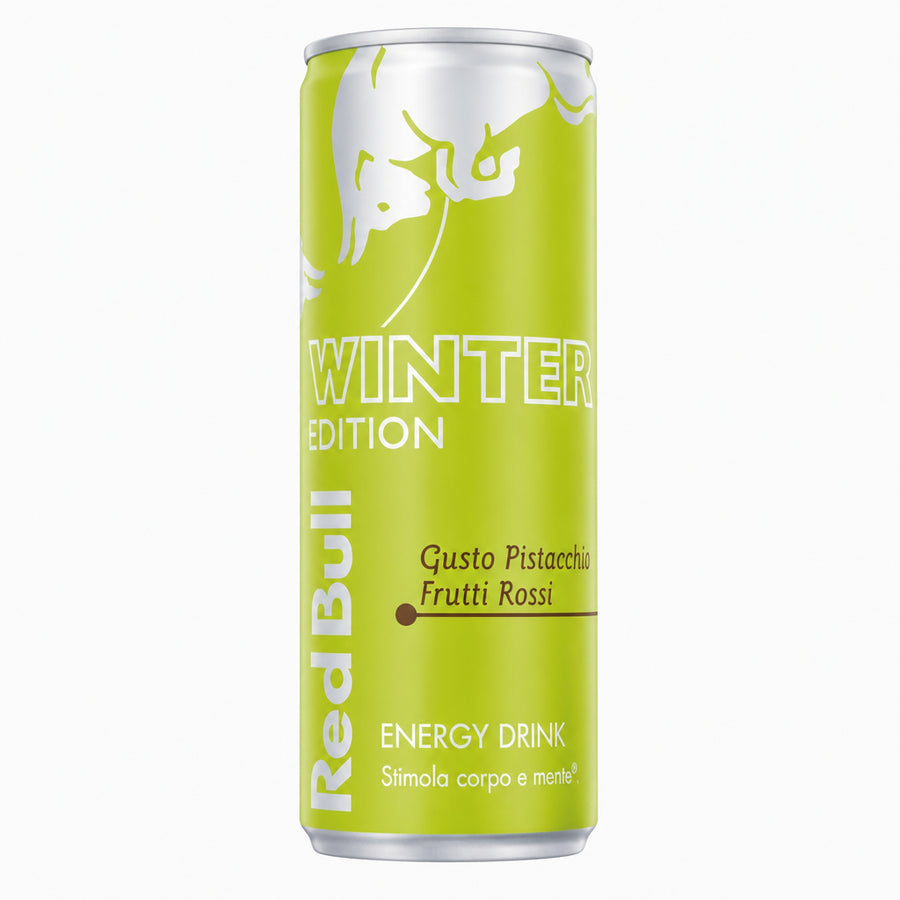 Red Bull Winter Edition Pistacchio e Frutti Rossi - bevanda 250ml