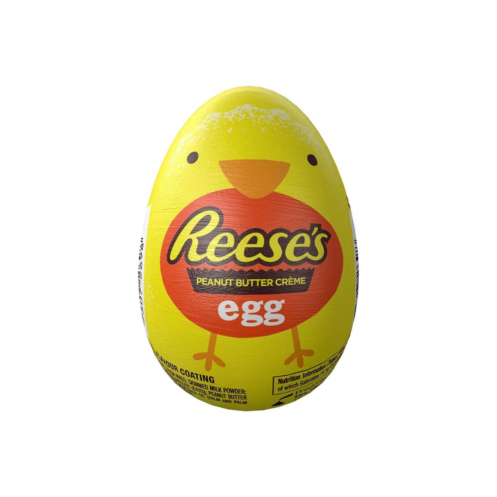 Reese's Peanut Butter Filled Egg, melkchocolade-ei met pindakaascrème van 34g 
