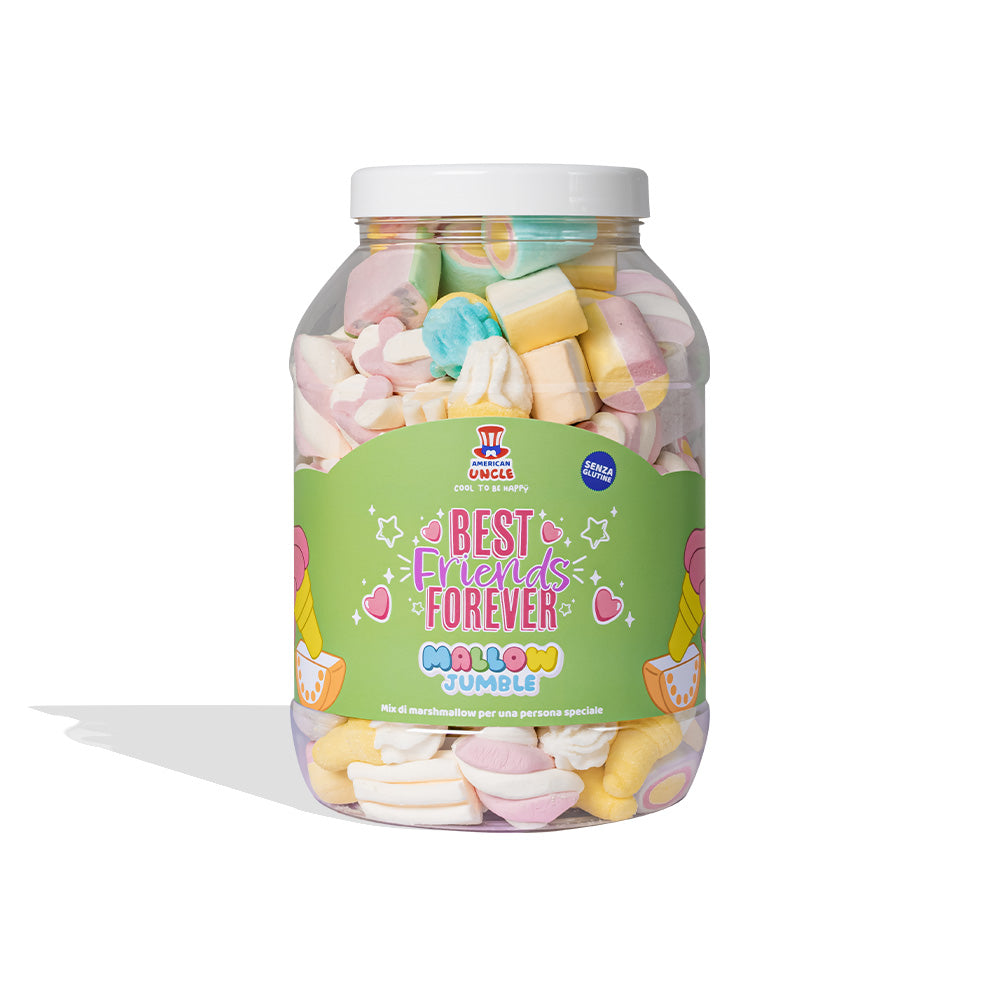 Mallow Jumble, pot met marshmallows om samen te stellen met je favoriete smaken 