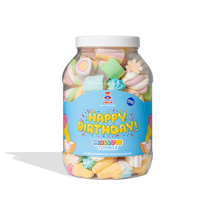 Mallow Jumble, pot met marshmallows om samen te stellen met je favoriete smaken 