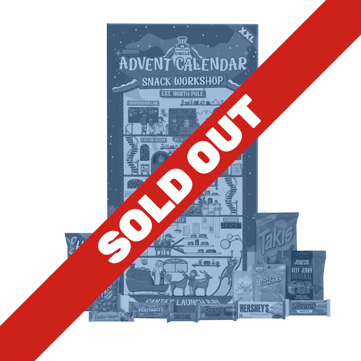 Snack Workshop XXL, adventkalender xxl van meer dan 24 snack Sweets en hartig van over de hele wereld.