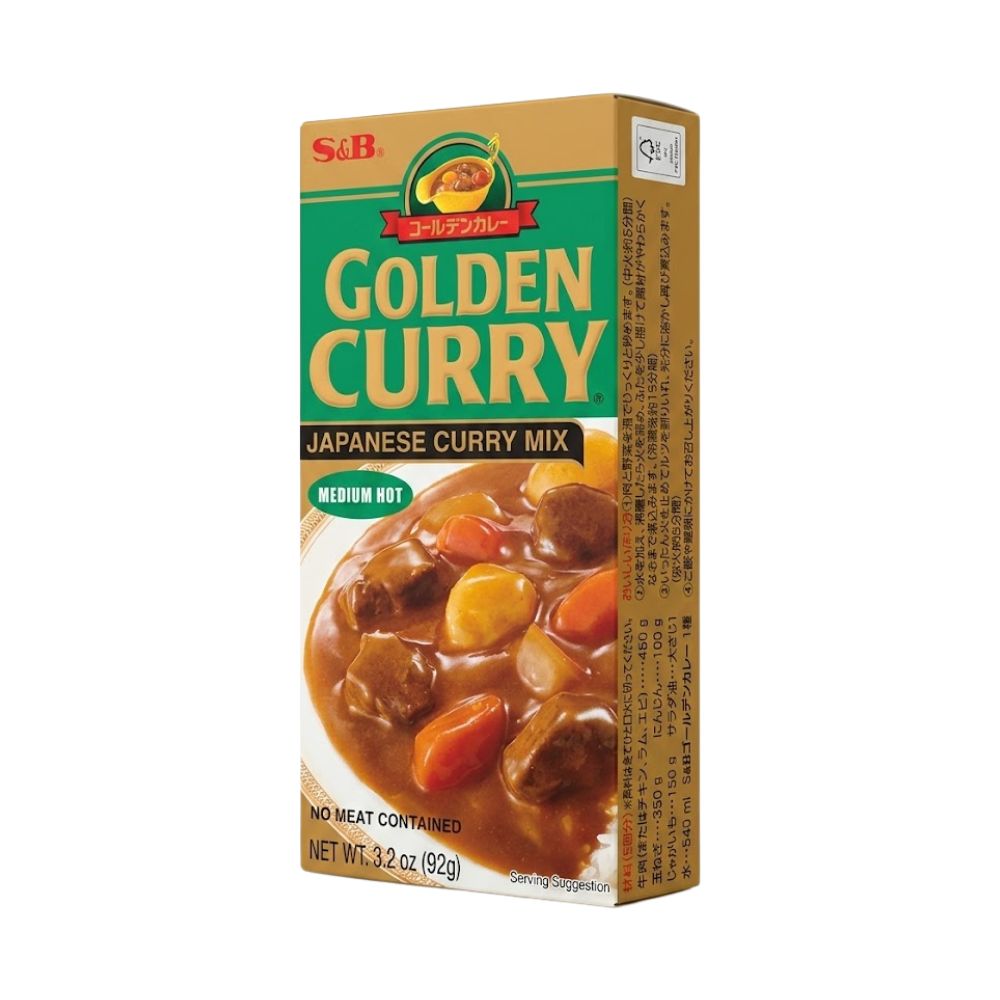 S&B Gold Curry Medium - preparato salsa al curry 92g
