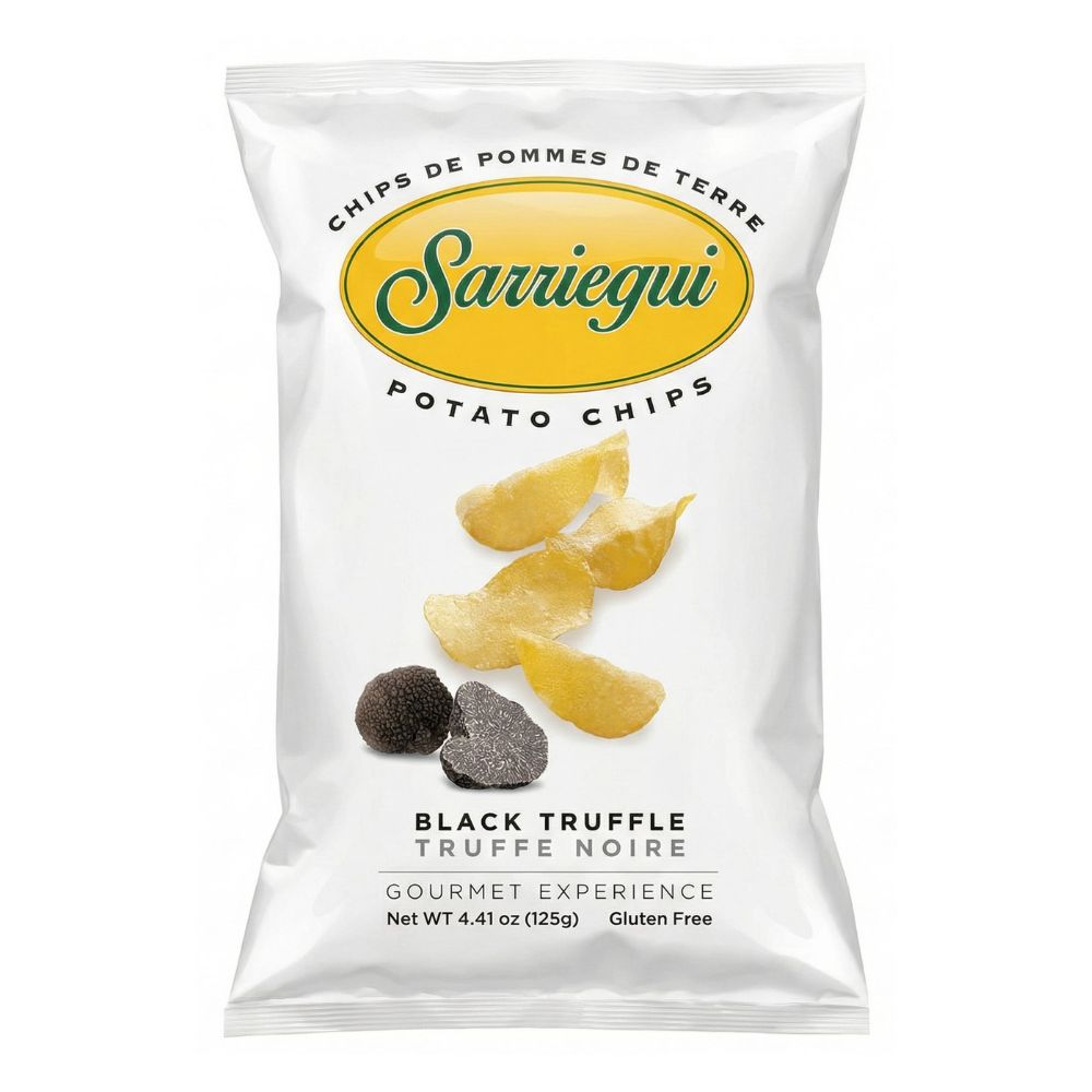 Sarriegui Patatine al Tartufo Nero 125g - Chips croccanti