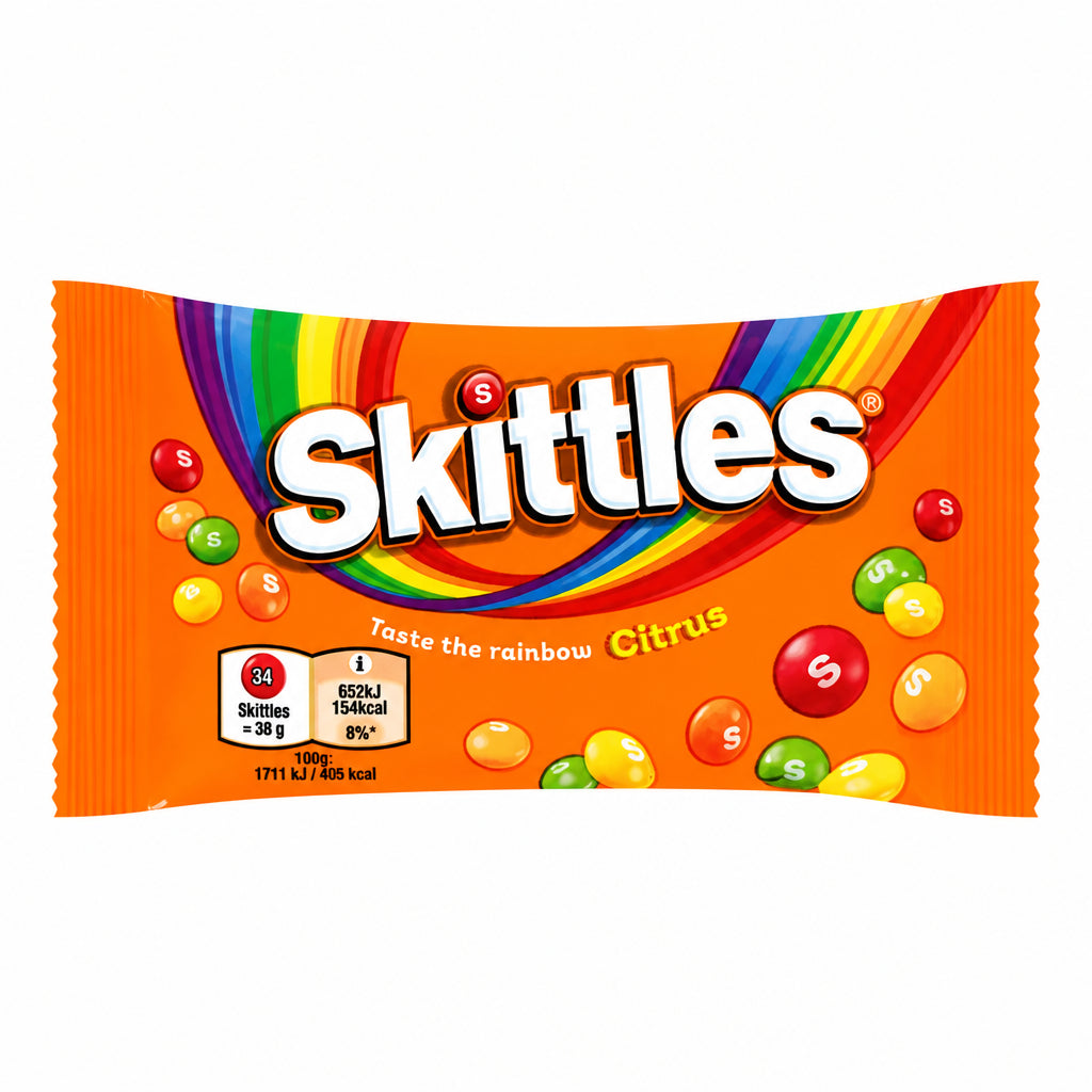 Skittles Citrus - caramelle al gusto di agrumi 38g