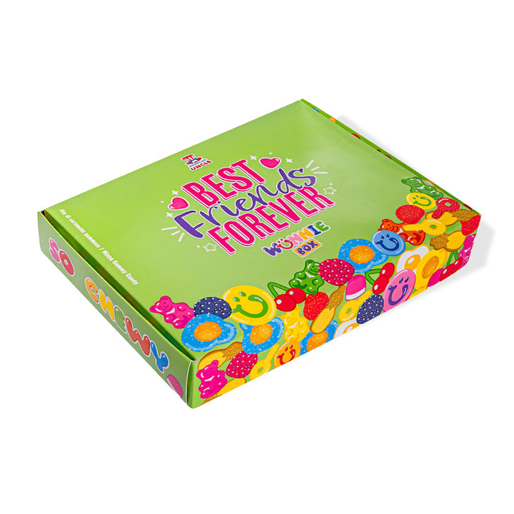 Wunnie box "Best Friends Forever", de Candy box om te maken met de favoriete gummy snoepjes van je beste vriendin - 1 kg 